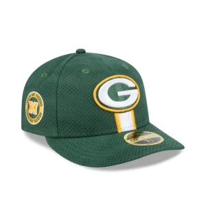 Fashion Green Bay Packers 2024 Sideline Low Profile 59FIFTY Fitted Hat - KTGCaps - Baseball caps for various teams, purchased online at a discount