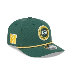 Flash Sale Green Bay Packers 2024 Sideline 9SEVENTY StretchSnap Hat - KTGCaps - Baseball caps for various teams, purchased online at a discount