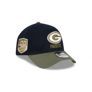 Clearance Green Bay Packers Navy 9FORTY AFrame Snapback Hat - KTGCaps - Baseball caps for various teams, purchased online at a discount