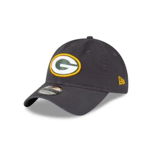 Fashion Green Bay Packers NFL Core Classic Graphite 9TWENTY Adjustable - KTGCaps - Baseball caps for various teams, purchased online at a discount