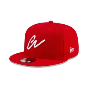 Shop Greg Lauren Red 9FIFTY Snapback Hat - KTGCaps - Baseball caps for various teams, purchased online at a discount