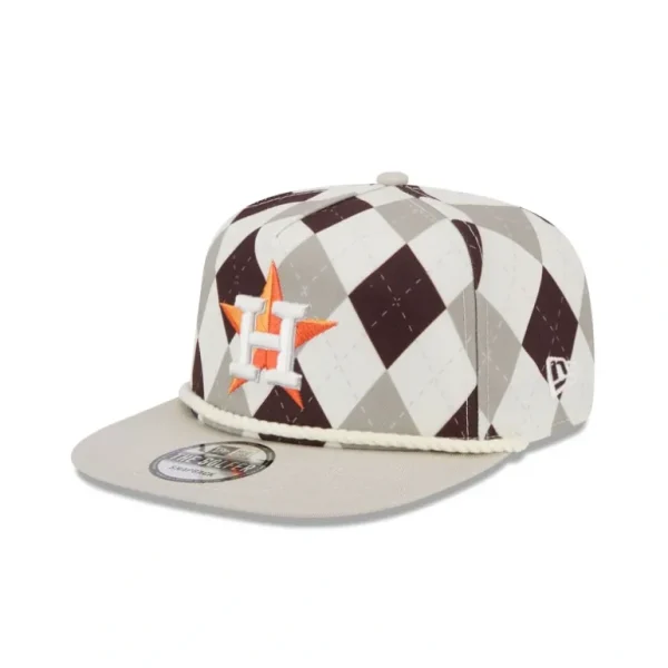 Clearance Houston Astros Argyle Golfer Hat - KTGCaps - Baseball caps for various teams, purchased online at a discount