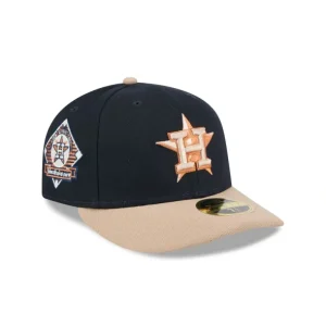 Shop Houston Astros Blue Ivory Low Profile 59FIFTY Fitted Hat - KTGCaps - Baseball caps for various teams, purchased online at a discount