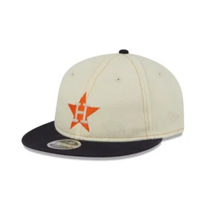 Discount Houston Astros Chrome Denim Retro Crown 9FIFTY Adjustable Hat - KTGCaps - Baseball caps for various teams, purchased online at a discount