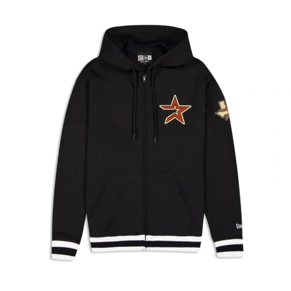 Clearance Houston Astros Coop Logo Select FullZip Hoodie - KTGCaps - Baseball caps for various teams, purchased online at a discount