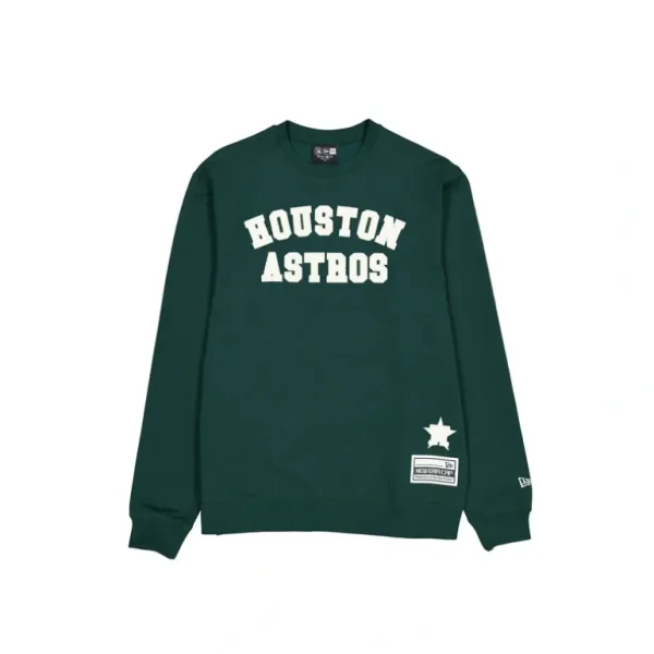 New Houston Astros Dark Green Logo Select Crewneck - KTGCaps - Baseball caps for various teams, purchased online at a discount