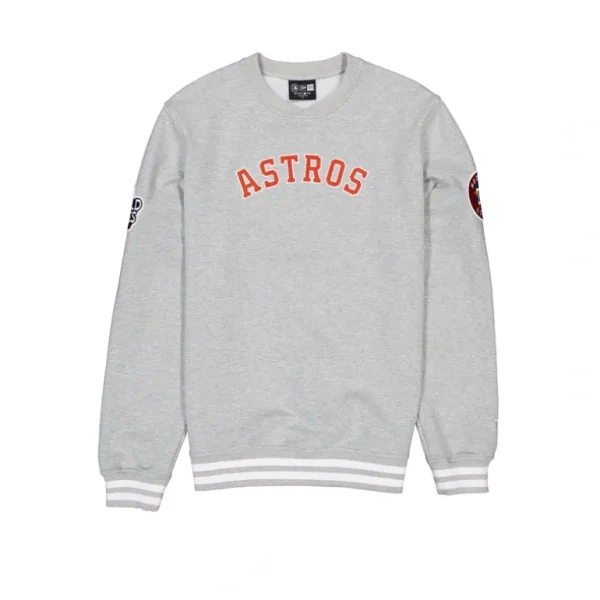 Fashion Houston Astros Gray Logo Select Crewneck - KTGCaps - Baseball caps for various teams, purchased online at a discount
