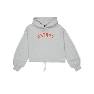Discount Houston Astros Gray Logo Select Womens Hoodie - KTGCaps - Baseball caps for various teams, purchased online at a discount