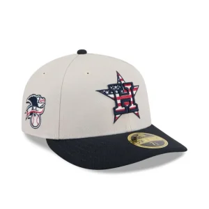 Fashion Houston Astros Independence Day 2024 Low Profile 59FIFTY Fitted Hat - KTGCaps - Baseball caps for various teams, purchased online at a discount