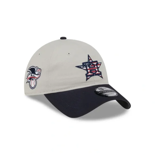 Fashion Houston Astros Independence Day 2024 9TWENTY Adjustable Hat - KTGCaps - Baseball caps for various teams, purchased online at a discount