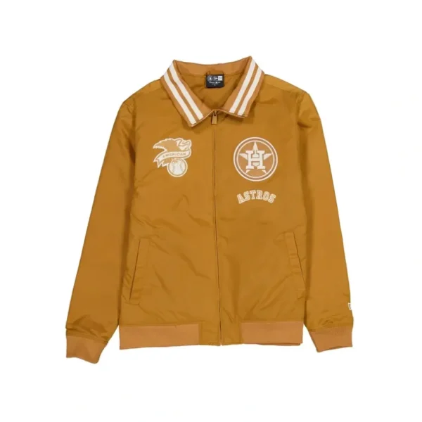 Flash Sale Houston Astros Light Bronze Logo Select Jacket - KTGCaps - Baseball caps for various teams, purchased online at a discount