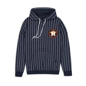 Fashion Houston Astros Logo Select Pinstripe Hoodie - KTGCaps - Baseball caps for various teams, purchased online at a discount