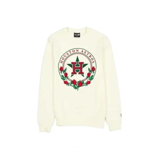 Flash Sale Houston Astros Novelty Stitch Crewneck - KTGCaps - Baseball caps for various teams, purchased online at a discount