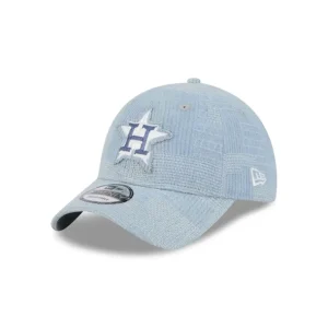 Clearance Houston Astros Patch Denim 9TWENTY Adjustable Hat - KTGCaps - Baseball caps for various teams, purchased online at a discount