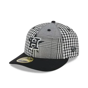 Clearance Houston Astros Patch Plaid Low Profile 59FIFTY Fitted Hat - KTGCaps - Baseball caps for various teams, purchased online at a discount