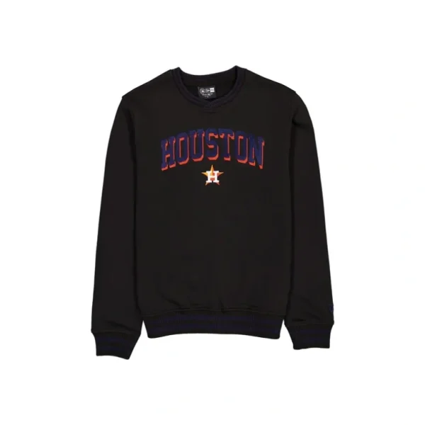 Discount Houston Astros Sport Night Black Crewneck - KTGCaps - Baseball caps for various teams, purchased online at a discount