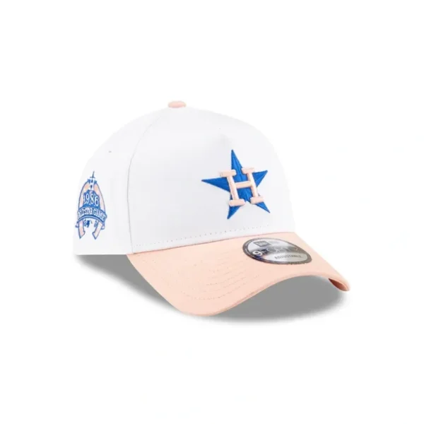 Clearance Houston Astros Spring Colorway 9FORTY AFrame Snapback Hat - KTGCaps - Baseball caps for various teams, purchased online at a discount