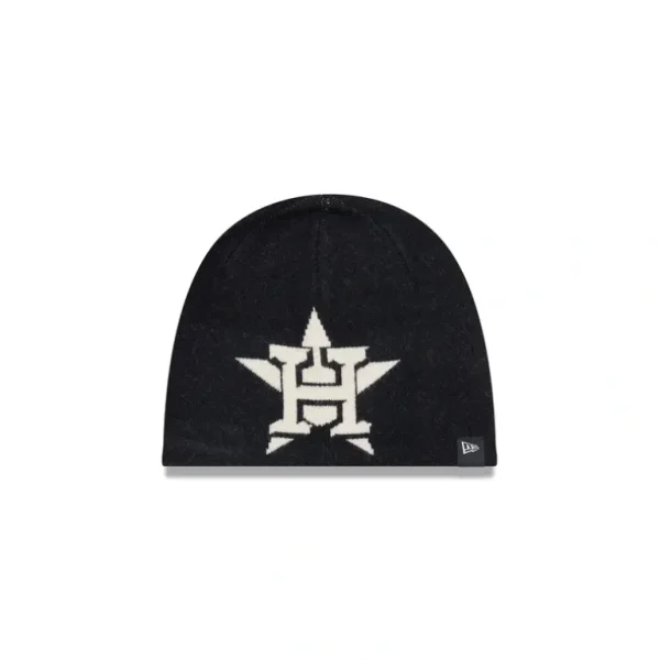 Outlet Houston Astros Team Mega Logo Knit Beanie - KTGCaps - Baseball caps for various teams, purchased online at a discount