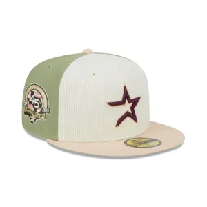 Flash Sale Houston Astros Thermal Front 59FIFTY Fitted Hat - KTGCaps - Baseball caps for various teams, purchased online at a discount