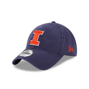 Clearance Illinois Fighting Illini Navy 9TWENTY Adjustable Hat - KTGCaps - Baseball caps for various teams, purchased online at a discount