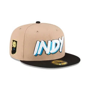 Clearance Indiana Pacers 2023 City Edition Alt 2 59FIFTY Fitted Hat - KTGCaps - Baseball caps for various teams, purchased online at a discount