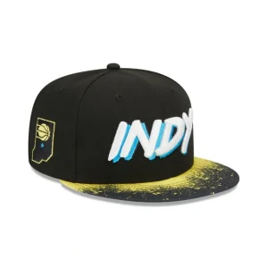 Flash Sale Indiana Pacers 2023 City Edition 59FIFTY Fitted Hat - KTGCaps - Baseball caps for various teams, purchased online at a discount
