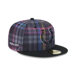 Clearance Indianapolis Colts 2024 Crucial Catch 59FIFTY Fitted Hat - KTGCaps - Baseball caps for various teams, purchased online at a discount