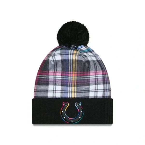 Flash Sale Indianapolis Colts 2024 Crucial Catch Sport Pom Knit Hat - KTGCaps - Baseball caps for various teams, purchased online at a discount