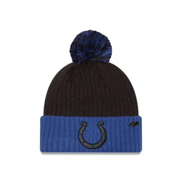 Flash Sale Indianapolis Colts 2024 Inspire Change Pom Knit Hat - KTGCaps - Baseball caps for various teams, purchased online at a discount