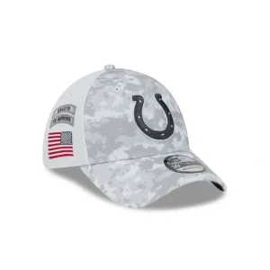 Clearance Indianapolis Colts 2024 Salute to Service 39THIRTY Stretch Fit Hat - KTGCaps - Baseball caps for various teams, purchased online at a discount