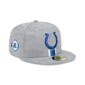 Clearance Indianapolis Colts 2024 Sideline Gray 59FIFTY Fitted Hat - KTGCaps - Baseball caps for various teams, purchased online at a discount