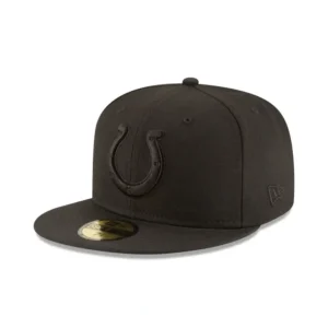 Flash Sale Indianapolis Colts Black On Black 59FIFTY Fitted Hat - KTGCaps - Baseball caps for various teams, purchased online at a discount