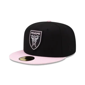 Flash Sale Inter Miami Basic Crest 59FIFTY Fitted Hat - KTGCaps - Baseball caps for various teams, purchased online at a discount