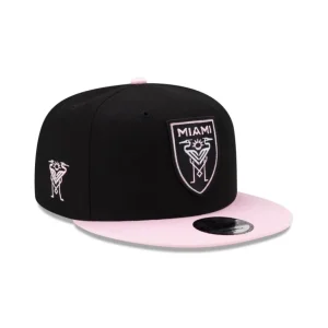Discount Inter Miami Basic Crest 9FIFTY Snapback Hat - KTGCaps - Baseball caps for various teams, purchased online at a discount