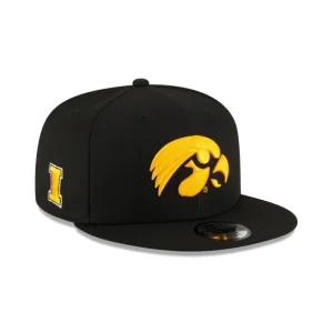Flash Sale Iowa Hawkeyes 9FIFTY Snapback Hat - KTGCaps - Baseball caps for various teams, purchased online at a discount
