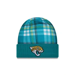 Clearance Jacksonville Jaguars 2024 Cold Weather Statement Knit Beanie - KTGCaps - Baseball caps for various teams, purchased online at a discount