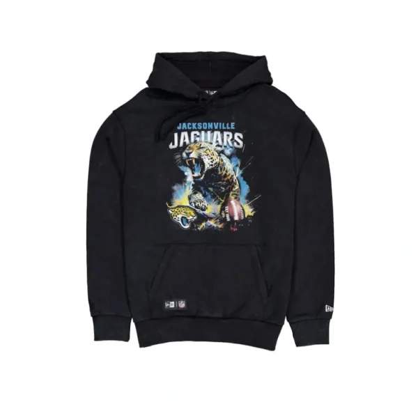 Fashion Jacksonville Jaguars Premium Black Hoodie - KTGCaps - Baseball caps for various teams, purchased online at a discount