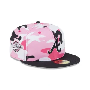 Fashion Just Caps Color Camo Atlanta Braves 59FIFTY Fitted Hat - KTGCaps - Baseball caps for various teams, purchased online at a discount