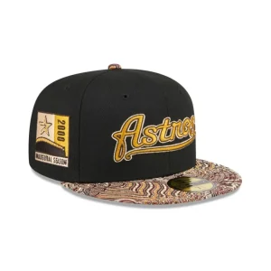 Flash Sale Just Caps Jacquard Visor Houston Astros 59FIFTY Fitted Hat - KTGCaps - Baseball caps for various teams, purchased online at a discount