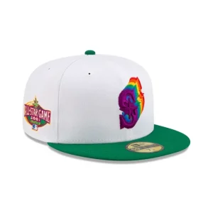 Outlet Just Caps Kaleidoscope Seattle Mariners 59FIFTY Fitted Hat - KTGCaps - Baseball caps for various teams, purchased online at a discount