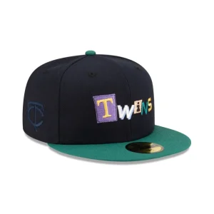 Flash Sale Just Caps Note Pack Minnesota Twins 59FIFTY Fitted Hat - KTGCaps - Baseball caps for various teams, purchased online at a discount