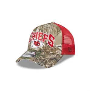 Discount Kansas City Chiefs Active 9FORTY AFrame Trucker Hat - KTGCaps - Baseball caps for various teams, purchased online at a discount