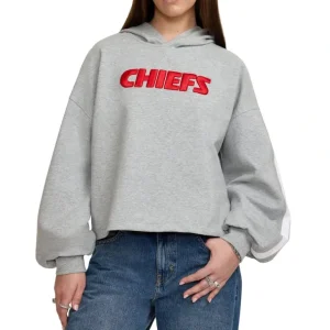 Online Kansas City Chiefs Gray Logo Select Womens Hoodie - KTGCaps - Baseball caps for various teams, purchased online at a discount