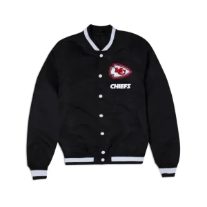 Clearance Kansas City Chiefs Logo Select Black Jacket - KTGCaps - Baseball caps for various teams, purchased online at a discount