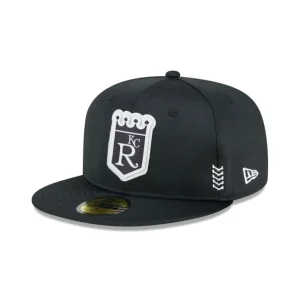 Fashion Kansas City Royals 2024 Clubhouse Black 59FIFTY Fitted Hat - KTGCaps - Baseball caps for various teams, purchased online at a discount