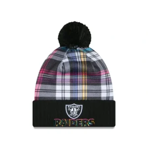 Fashion Las Vegas Raiders 2024 Crucial Catch Sport Pom Knit Hat - KTGCaps - Baseball caps for various teams, purchased online at a discount