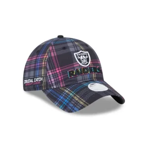Fashion Las Vegas Raiders 2024 Crucial Catch Womens 9TWENTY Adjustable Hat - KTGCaps - Baseball caps for various teams, purchased online at a discount
