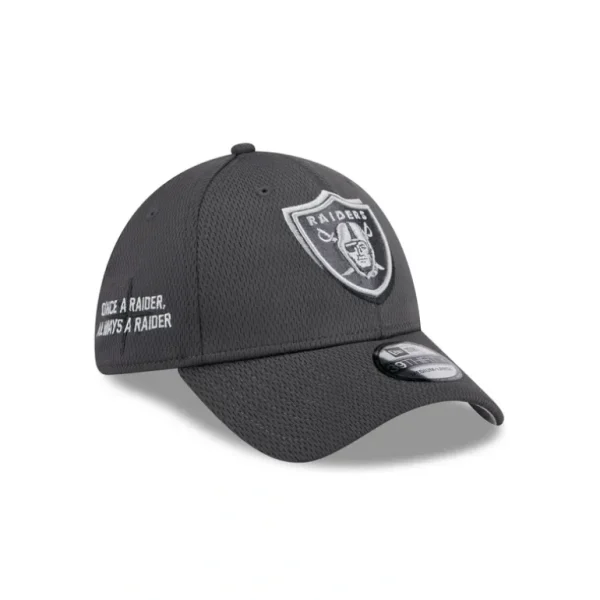 Clearance Las Vegas Raiders 2024 Draft 39THIRTY Stretch Fit Hat - KTGCaps - Baseball caps for various teams, purchased online at a discount