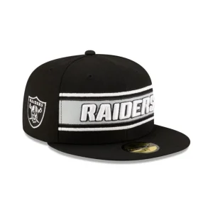 Discount Las Vegas Raiders 2024 Sideline Black 59FIFTY Fitted Hat - KTGCaps - Baseball caps for various teams, purchased online at a discount