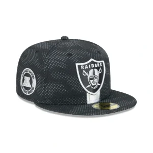 Discount Las Vegas Raiders 2024 Sideline 59FIFTY Fitted Hat - KTGCaps - Baseball caps for various teams, purchased online at a discount